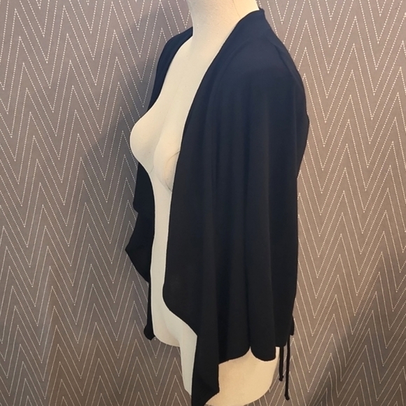 JUNIORS Planet Gold black lightweight cardigan size Large - Picture 7 of 9